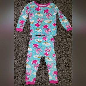 Trolls Sleep Wear Size 2T (fits smaller)